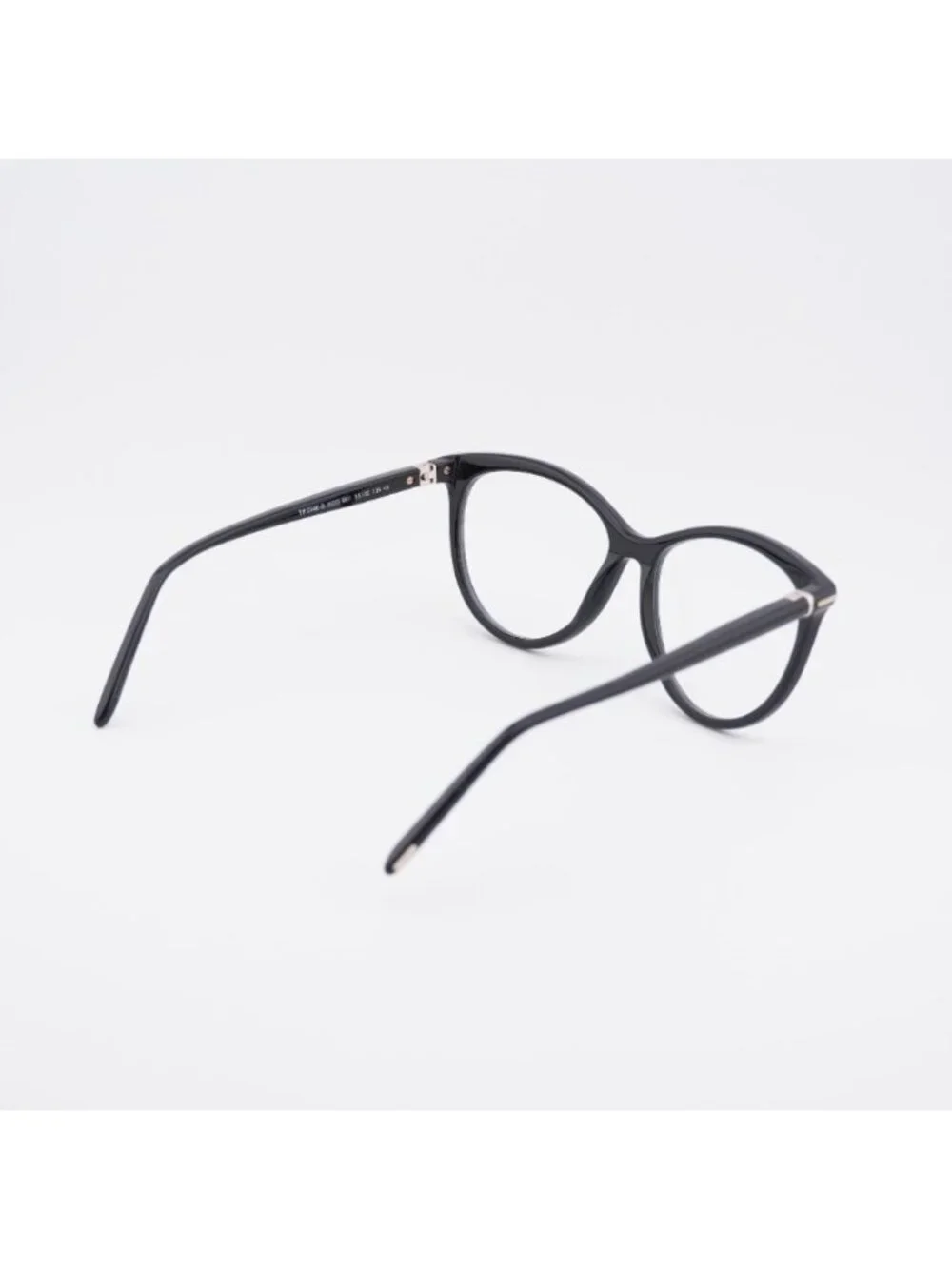 Tom Ford FT5990-B 001 Eyeglasses Shiny Black 55mm Cat Eye Frame